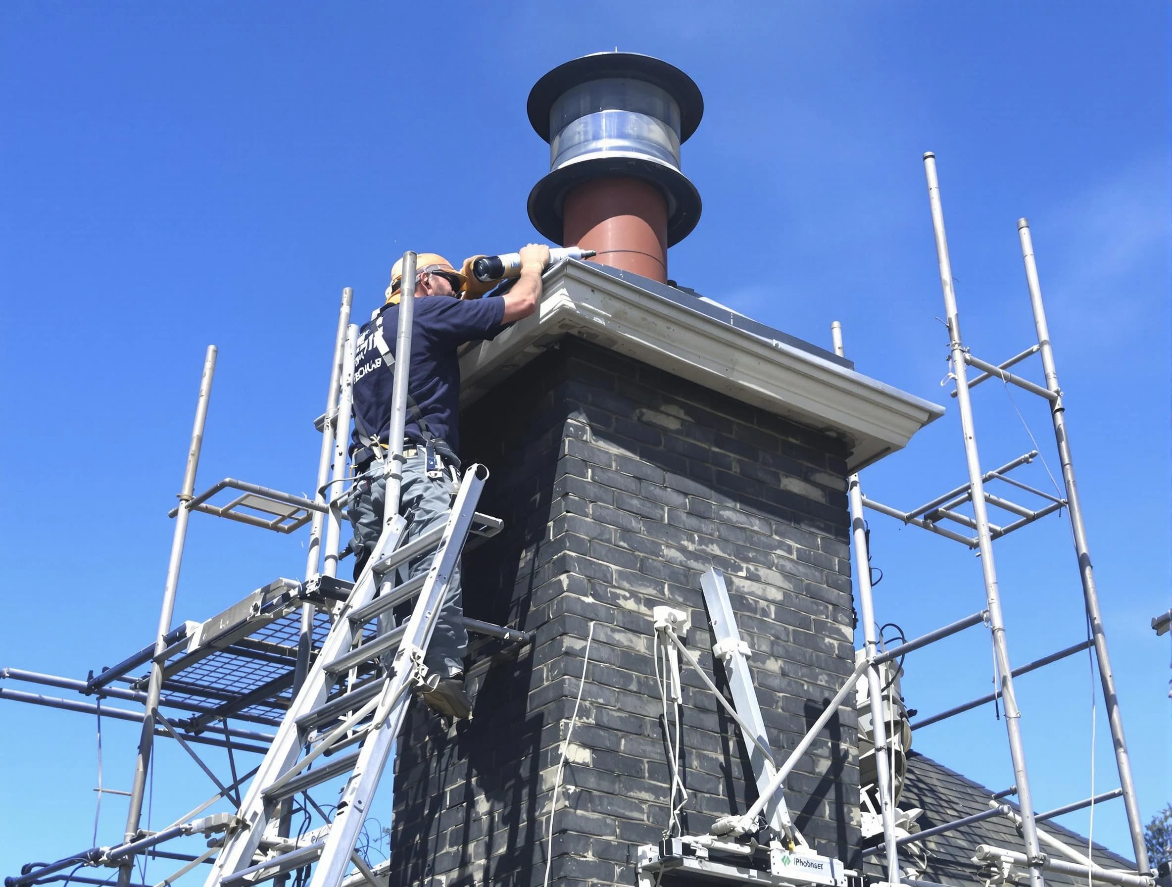 Sturdy chimney crown finished by Brandermill Chimney Sweep in Brandermill, VA