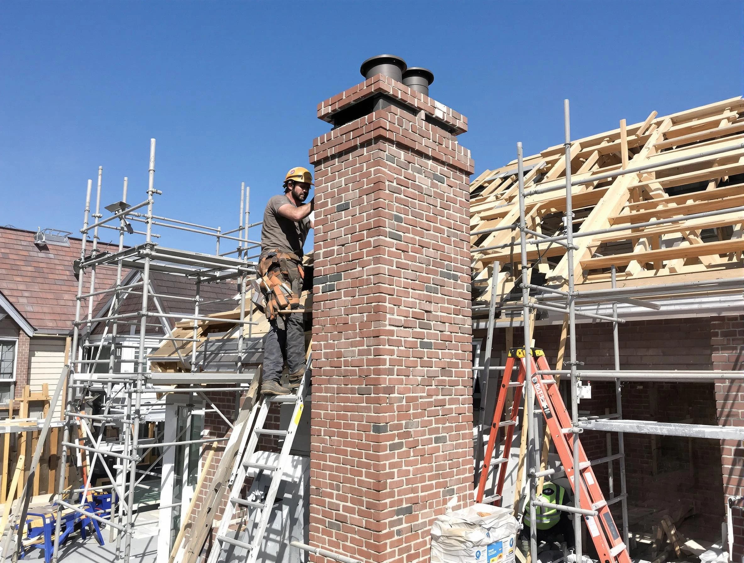 New chimney installation completed by Brandermill Chimney Sweep in Brandermill, VA