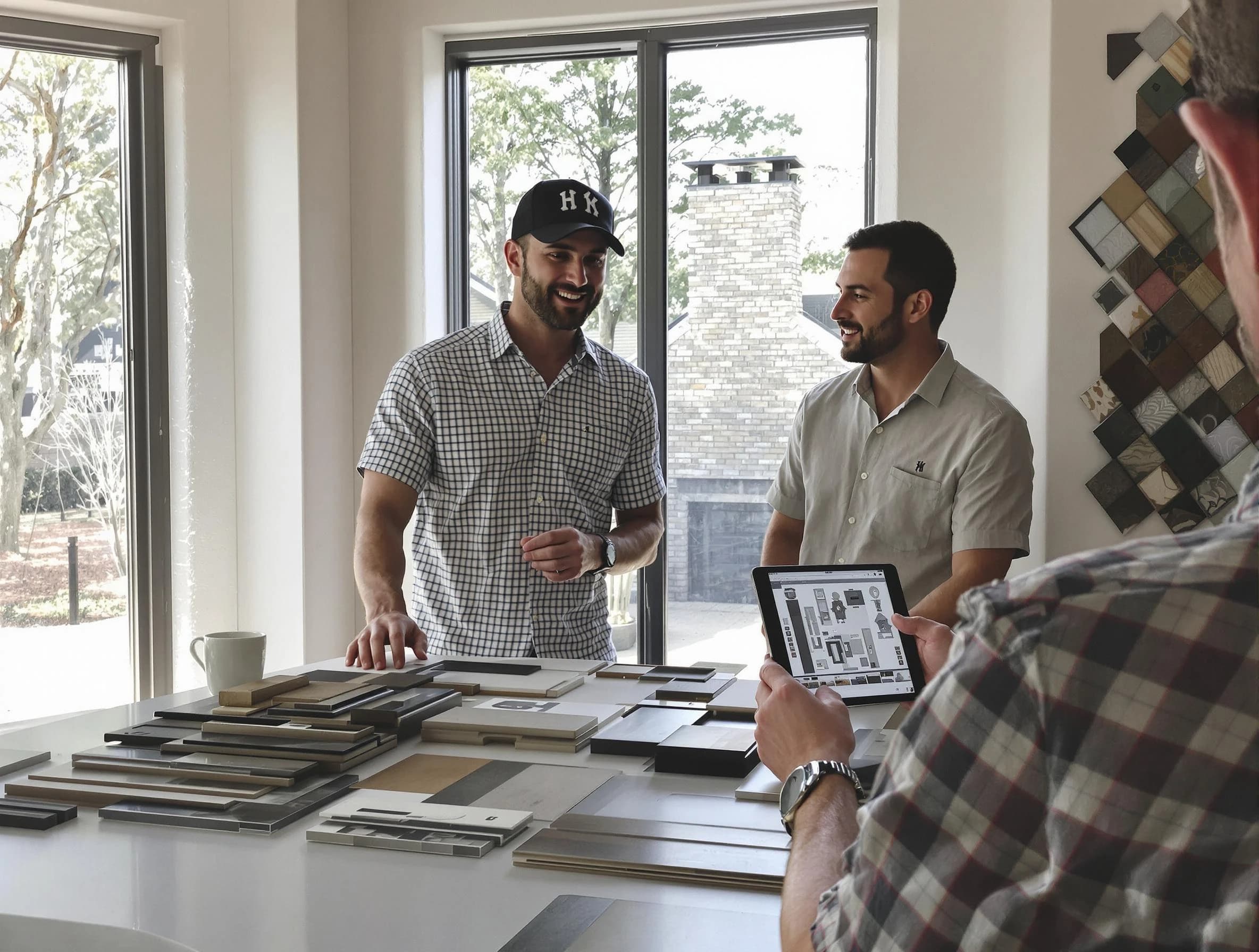 Brandermill Chimney Sweep remodeling a chimney and fireplace in Brandermill, VA